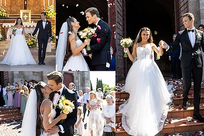 Rafal Narkevič vedė Melisą Valinovič: šokėjų vestuvės – svarbioje bažnyčioje ir 104 svečiai