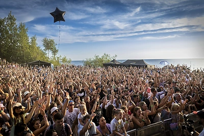 Festivalyje „Karklė“ – karščio ir energijos banga / Irmanto Gelūno / BNS nuotr.