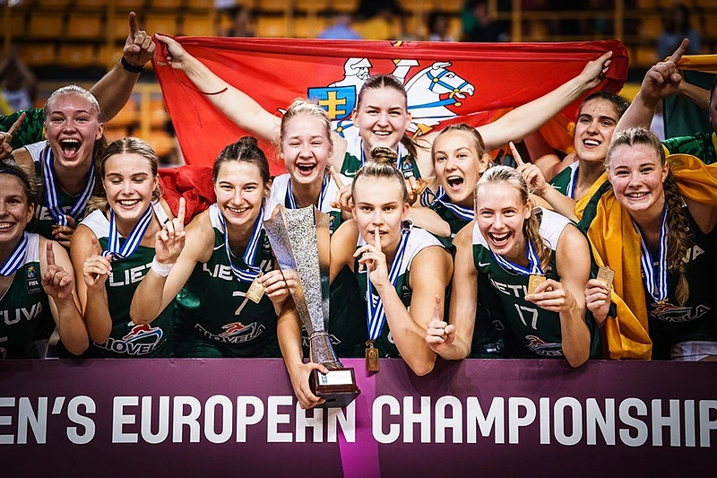 Lietuvos 18-metės – Europos krepšinio čempionės