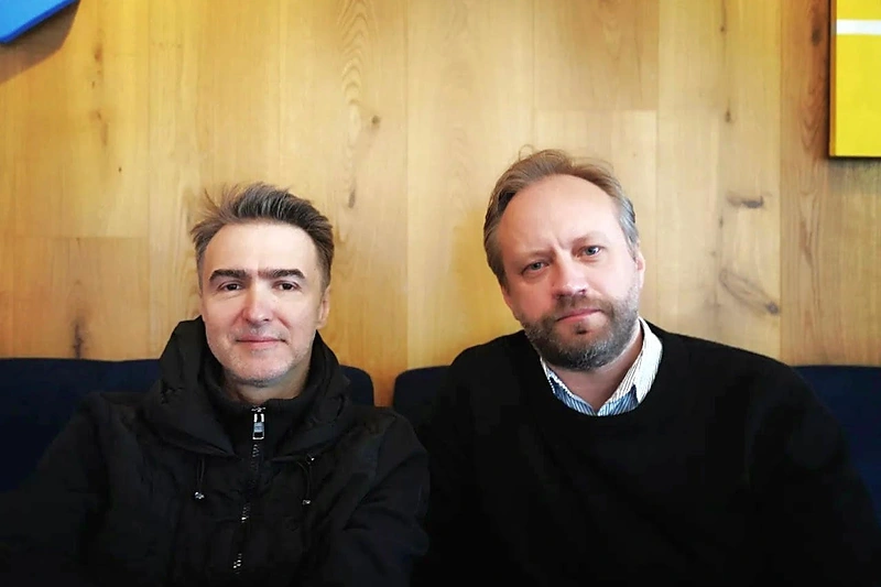 Kristijonas Vildžiūnas ir Zigmantas Butautis / Asmeninio albumo nuotr.