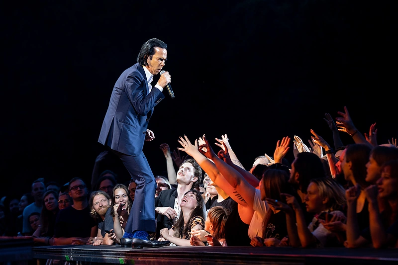 Nicko Cave‘o ir „The Bad Seeds“ koncertas Vilniuje / Pauliaus Peleckio / BNS nuotr.