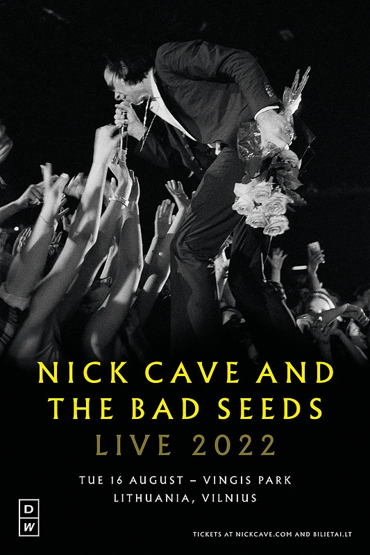 Nicko Cave‘o koncerto plakatas / NC TBS TOUR nuotr.