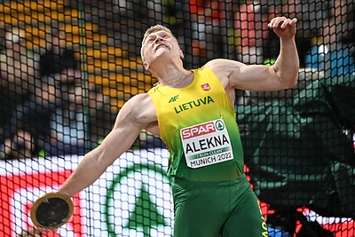 Mykolas Alekna – Europos čempionas / „Scanpix“ nuotr.