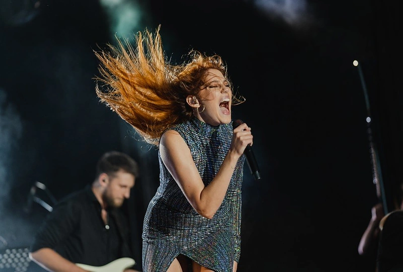 Monique koncerto festivalyje „Untold City“ akimirka / Manto Repečkos nuotr.