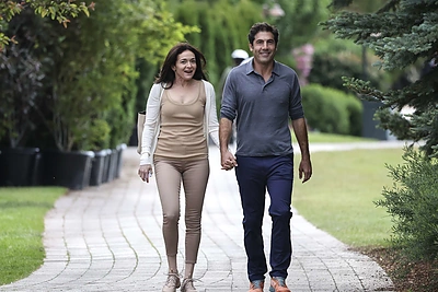 Sheryl Sandberg ir Tomas Bernthalas / „Scanpix“ nuotr.