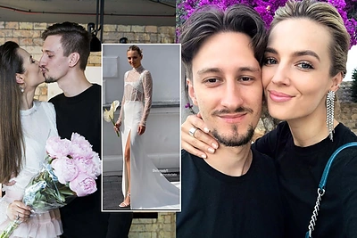 Pajūrio viloje susituokė Simona Burbaitė ir Matas Kolpertas: nuotaka spindėjo elegancija