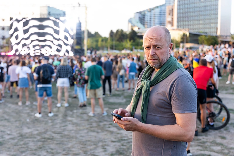 Organizacijos „Blue / Yellow“ įkūrėjas Jonas Ohmanas / Žygimanto Gedvilos / BNS nuotr.