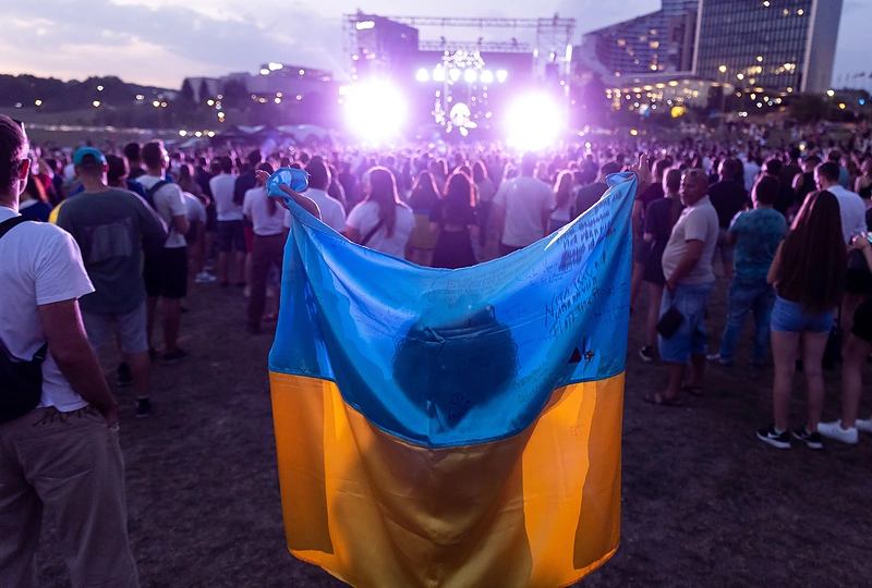 Ukrainos nepriklausomybės dienos minėjimo koncertas / Žygimanto Gedvilos / BNS nuotr.