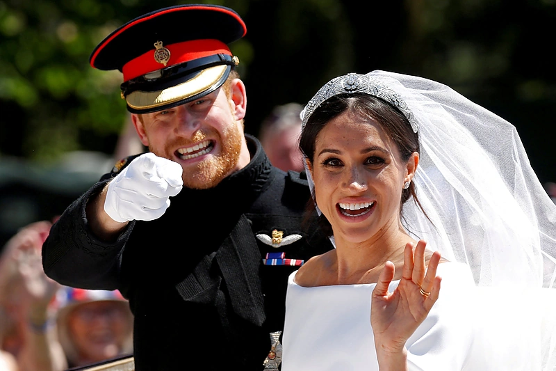 Meghan Markle ir princas Harry / Scanpix nuotr.