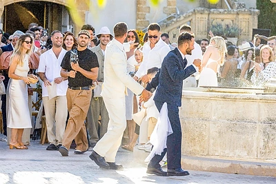 Dizainerio Simono Porte Jacquemuso ir Marco Maestri vestuvės / Vida Press nuotr.