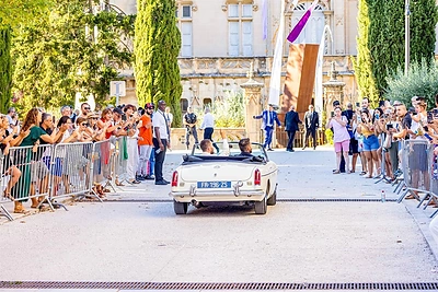 Dizainerio Simono Porte Jacquemuso ir Marco Maestri vestuvės / Vida Press nuotr.