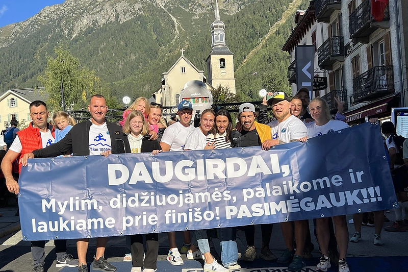 Boksininkas Daugirdas Šemiotas įveikė 170 km trasą apie Monblaną / Asmeninio albumo nuotr.
