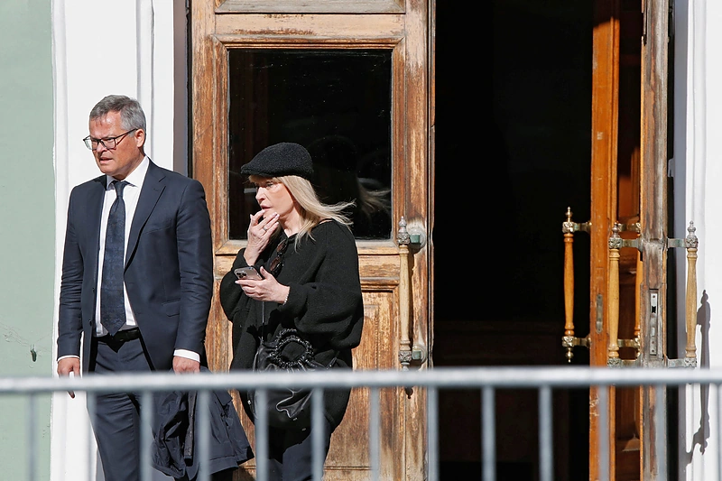 Ala Pugačiova Michailo Gorbačiovo laidotuvėse / AFP/„Scanpix“ nuotr.