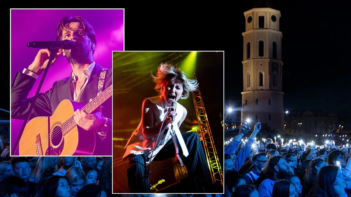 Justino Jaručio ir Cornelios Jakob koncertai / Pauliaus Peleckio / BNS nuotr.