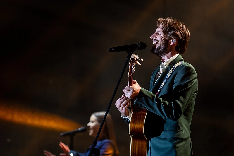 Justino Jaručio pasirodymas / Pauliaus Peleckio / BNS nuotr.