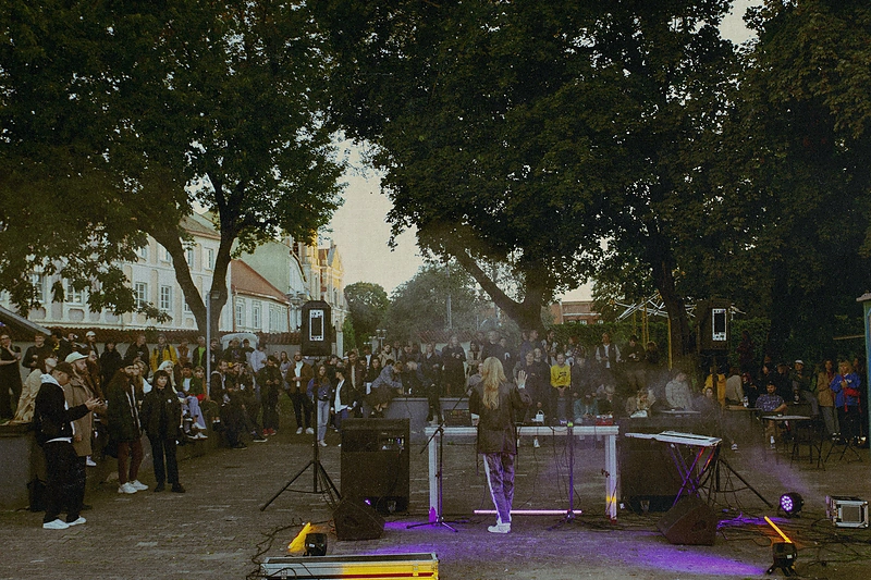 Radio Vilnius ŠMC Skulptūrų kieme / Anetos Urbonaitės nuotr.