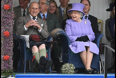 Elizabeth II ir princas Phillipas / „Scanpix“ nuotr.