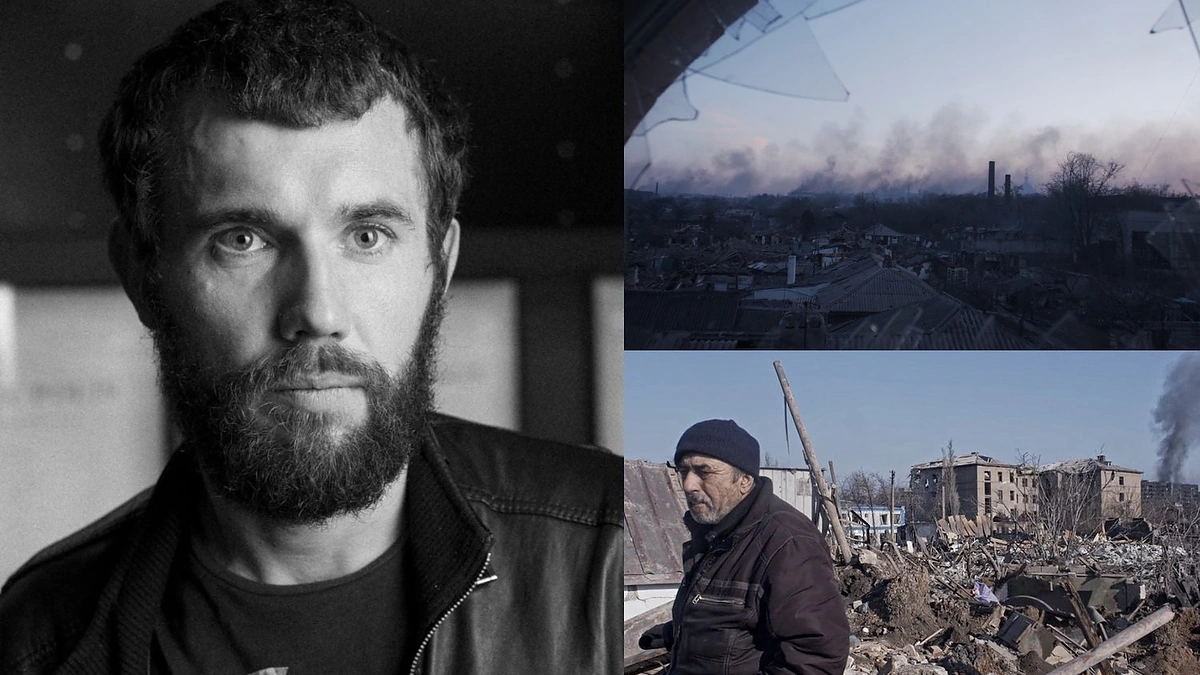 Mantas Kvedaravičius ir jo dokumentinis filmas „Mariupolis 2“ / Kadrai iš filmo