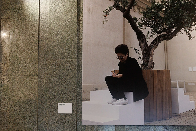 Yoko Ono paroda / Eriko Ovčarenko / BNS nuotr.