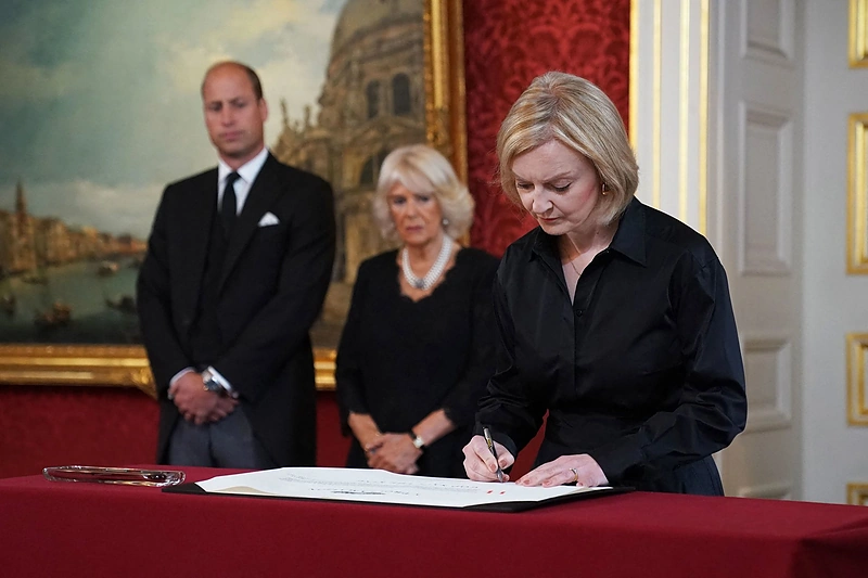 Karaliaus Karolio III paskelbimo monarchu ceremonija / AFP/„Scanpix“ nuotr.