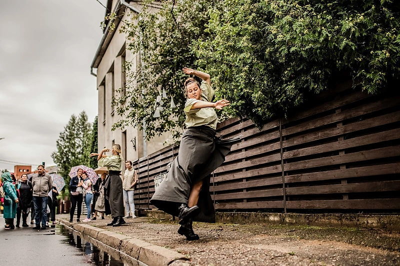 L.L.Švedaitės ekskursija po Žaliakalnį / Miško Motės nuotr.