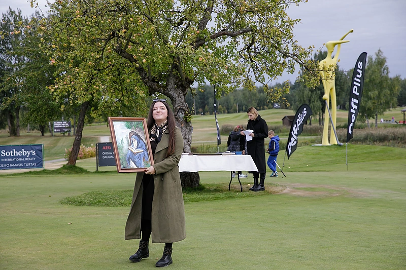 Labdaringas golfo turnyras Vilniuje / Organizatorių nuotr.