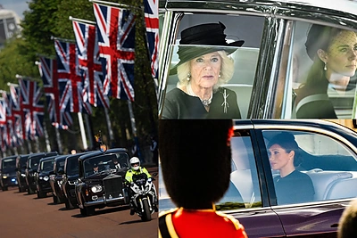 M.Markle ir K.Middleton procesijos metu važiavo skirtinguose automobiliuose: kodėl?