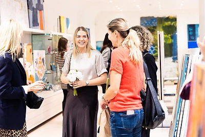 Eigirdo Scinsko parodos atidarymas / Gretos Skaraitienės / BNS nuotr.