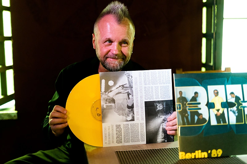 „Bix“ dvigubos vinilo plokštelės „Berlin ’89 (Extended)“ pristatymas / Gretos Skaraitienės / BNS nuotr.