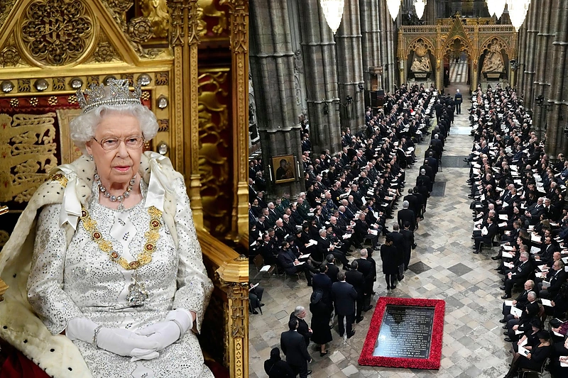 Karalienės Elžbietos II valstybinės laidotuvės / „Scanpix“ nuotr.