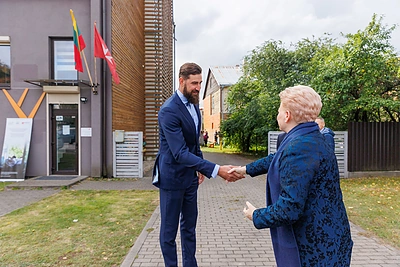 Paramos fondo namų atidarymas / Eriko Ovčarenko / BNS nuotr.