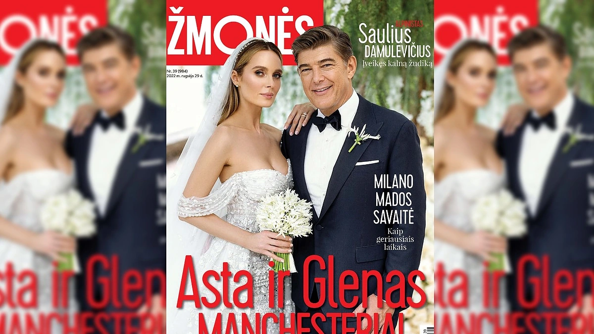 Asta ir Glenas Machesteriai / Žurnalo „Žmonės“ viršelis