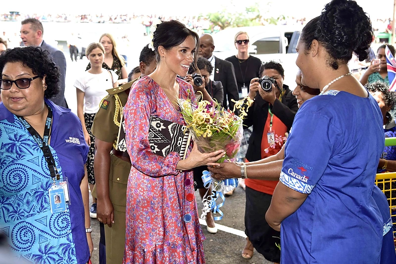 Meghan Markle vizito Fidžyje metu / AFP/„Scanpix“ nuotr.