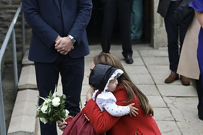 Princas Williamas ir Catherine Middleton lankėsi Velse / „Scanpix“ nuotr.