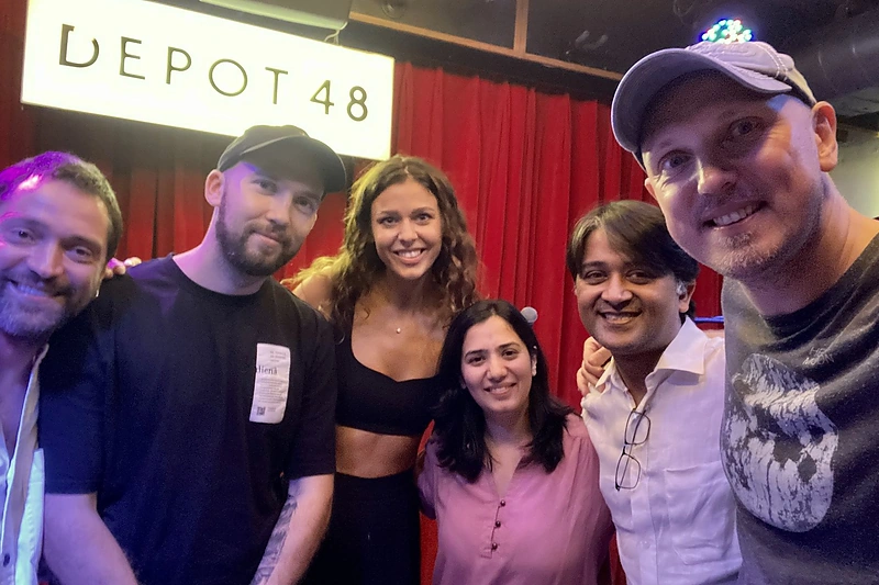 Leonas Somovas ir Dileta Indijoje / Asmeninio albumo nuotr.