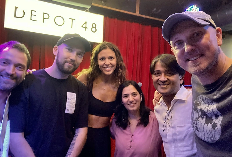 Leonas Somovas ir Dileta Indijoje / Asmeninio albumo nuotr.