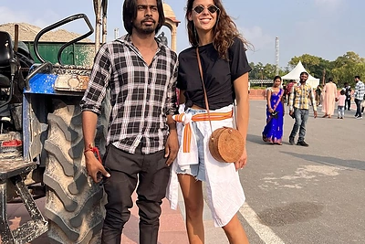 Leonas Somovas ir Dileta Indijoje / Asmeninio albumo nuotr.