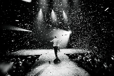 Donato Montvydo šou „Žalgirio“ arenoje / Dainiaus Dambrausko nuotr.