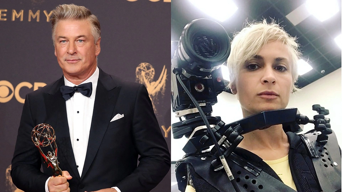 Alecas Baldwinas ir Halyna Hutchins / „Scanpix“ nuotr.