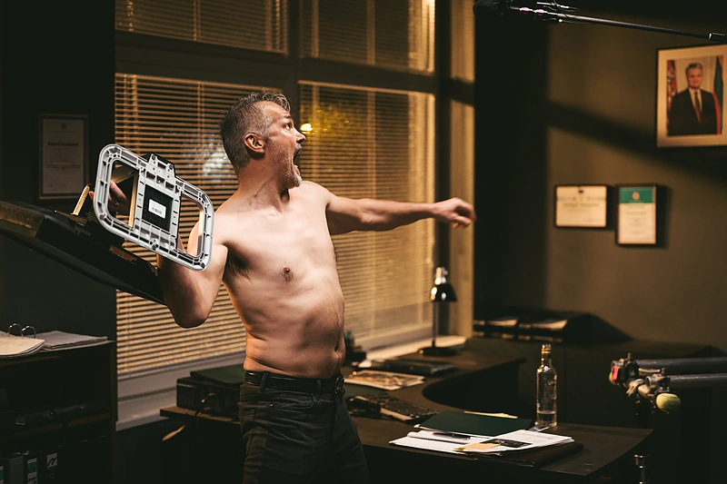 Vytautas Kaniušonis / Filmo „Piktųjų karta“ stop kadras