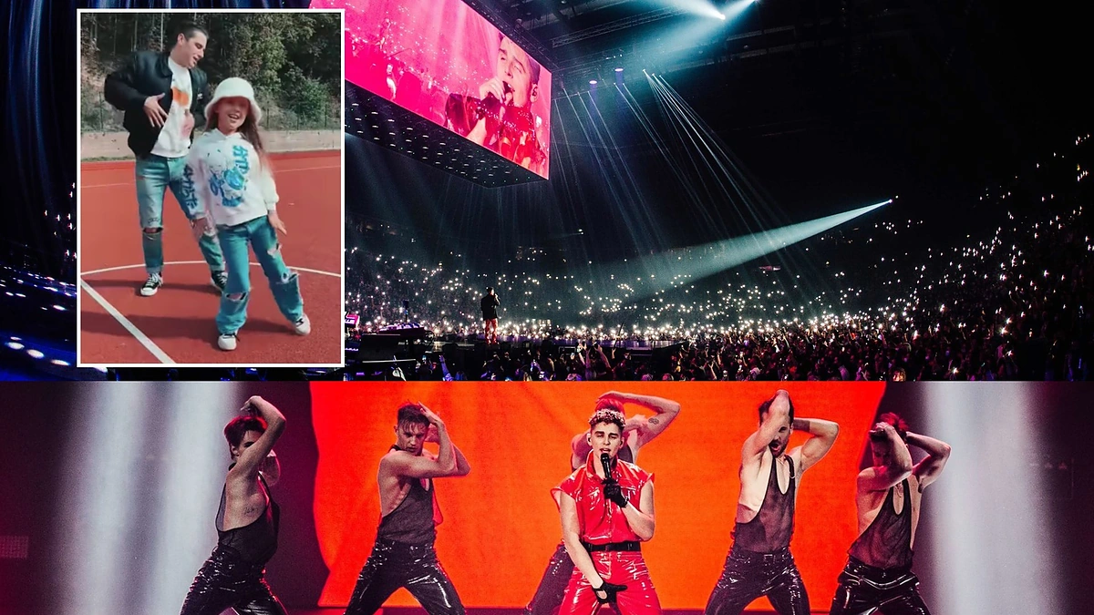 Donatas Montvydas su dukra Adele / Lauryno Trimonio nuotr. ir stop kadras