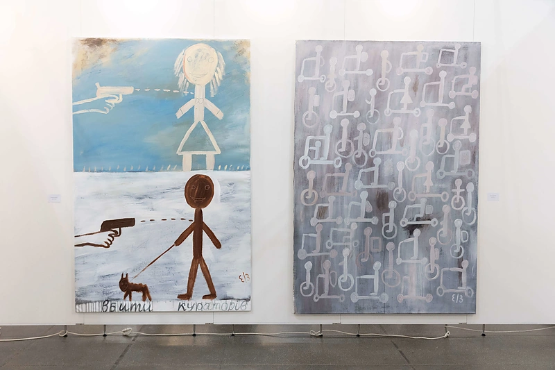 Geriausios „ArtVilnius’22“ galerijos. ART14, Ukraina / Mariaus Žičiaus nuotr.