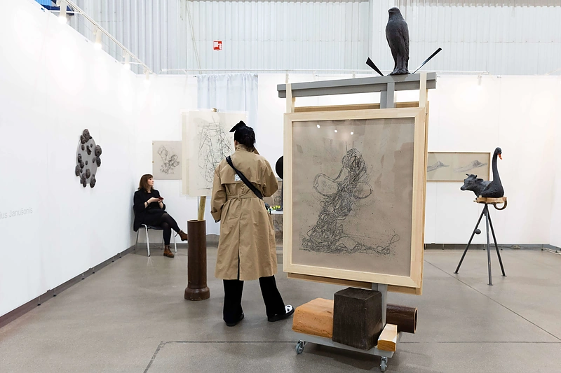 Geriausios „ArtVilnius’22“ galerijos. Dailininkų sąjungos galerija / Mariaus Žičiaus nuotr.