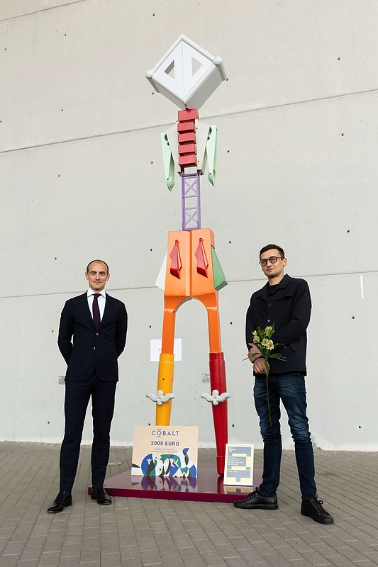 Geriausias jaunasis „ArtVilnius’22 menininkas – Jonas Aničas. Paroda Takas / Andre Vasilenko nuotr.