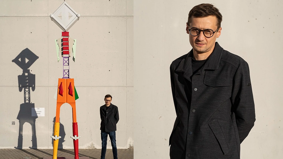 Geriausias jaunasis „ArtVilnius’22“ menininkas Jonas Aničas / Andrej Vasilenko nuotr.