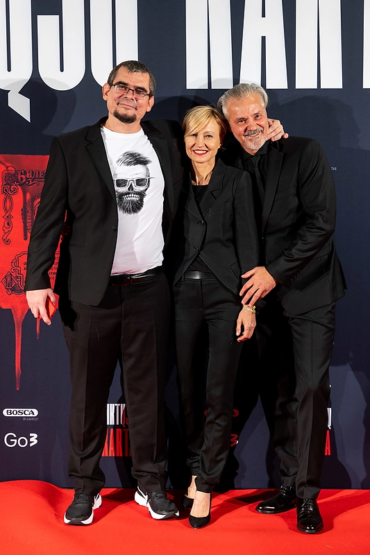 Emilis Vėlyvis, Ingeborga Dapkūnaitė ir Vytautas Kaniušonis / Gretos Skaraitienės / BNS nuotr.