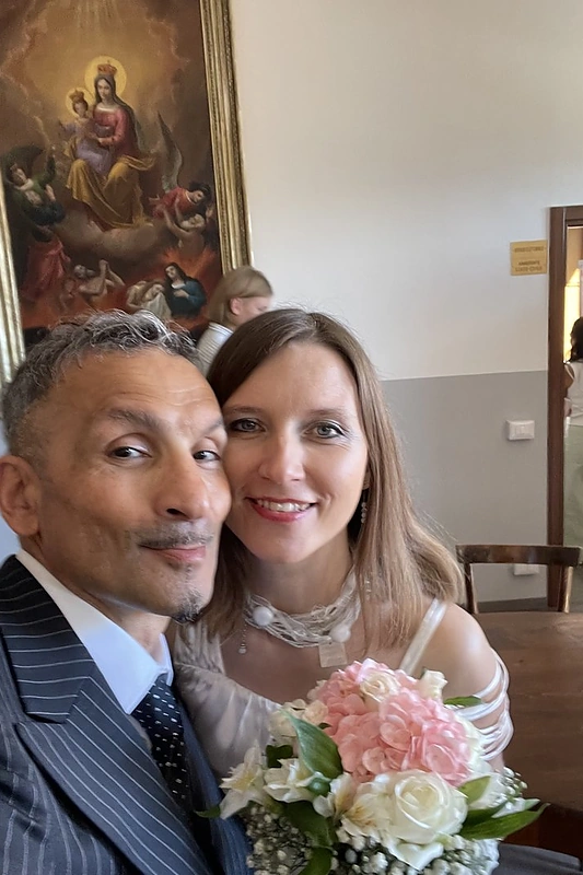 Seržo Gandžumiano ir Indrės Jakaitytės vestuvės Italijoje / Asmeninio albumo nuotr.