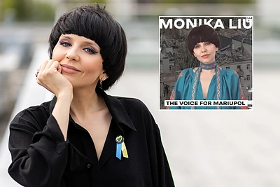 Monika Liu tapo sunaikinto Mariupolio balsu: jautriame įraše pasakoja ir apie M.Kvedaravičių