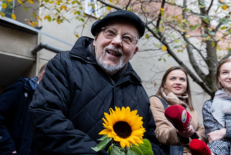 Vytautas Landsbergis sveikinamas 90-ojo jubiliejaus proga / Pauliaus Peleckio / BNS nuotr.