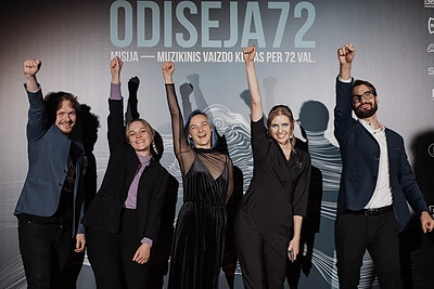 Festivalio „Odisėja72“ apdovanojimų svečiai / J.Auškelio, K.Polubinskos, S.Lukoševičiaus nuotr.